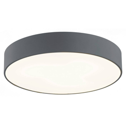 Plafón Dayton en gris Ø 75 cm en oferta