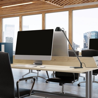 Lámpara mesa LED Lucio con USB, atenuable, 4.000 K