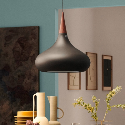 FRITZ HANSEN Orient P2 colgante negro/rosa Ø 34cm
