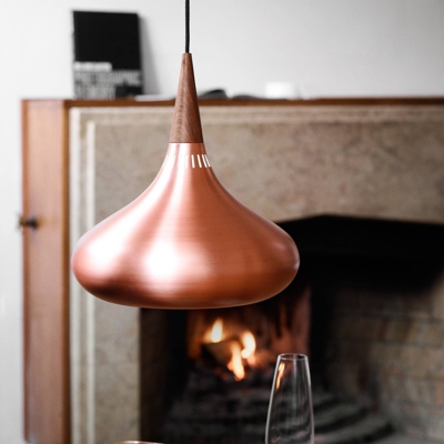 FRITZ HANSEN Orient P1 colgante cobre/rosa Ø 22,5
