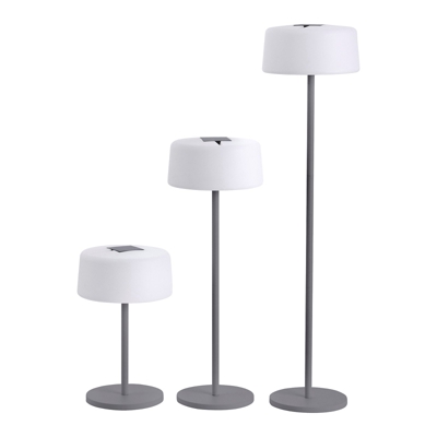 Lámpara de pie solar Bump 3 altos sensor antracita