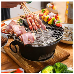 WANGF Estufa Pequeña de Carbón de Hierro Fundido Estufa Barbacoa Parrilla de Carbón Hogar Puede Equiparse con Utensilios para Hornear/Red para Hornear características