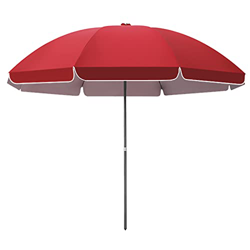 XINXD 2.2m/2.4 Sombrilla de Patio Sombrilla al Aire Libre Protector Solar Impermeable Paraguas de Mercado Sombrilla de Mesa Ajustable en Altura para J características