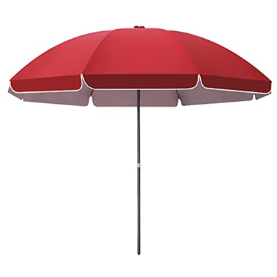 XINXD 2.2m/2.4 Sombrilla de Patio Sombrilla al Aire Libre Protector Solar Impermeable Paraguas de Mercado Sombrilla de Mesa Ajustable en Altura para J