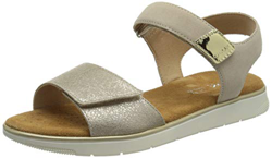 Geox D DANDRA D, Sandalia. Mujer, Beige Platinum, 38 EU en oferta