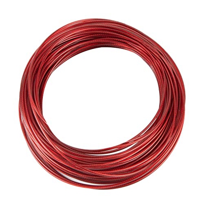 Jayehoze Juego de cabrestante y Cable para Piscina estándar 100/130 pies con Tensor de Cable de Acero Inoxidable Cubierta de Invierno Cable y trinquet