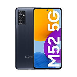 Samsung Galaxy M52 5G - Teléfono móvil sin tarjeta SIM, Android, Smartphone, 128 GB, Negro + (Versión ES) en oferta