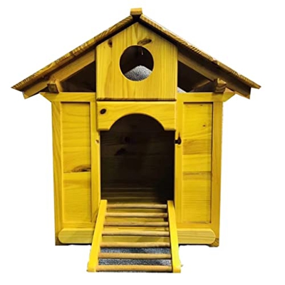 Casetas para perros Casa para Mascotas de Madera Maciza al Aire Libre Casa para Gatos de Interior Perrera Perrera de Madera Adecuado para Mascotas peq