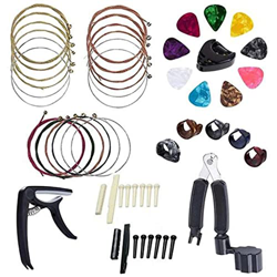 XJJZS 3 6PCS Herramienta de Guitarra Cambio de Accesorios Kit Que Incluye Cuerdas de Guitarra, selección de Guitarra características
