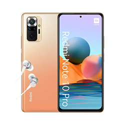 Xiaomi Redmi Note 10 Pro - Smartphone 6+128GB, 6,67" AMOLED DotDisplay de 120 Hz, Snapdragon 732G, 108 MP Cámara cuádruple, 5020 mAh, Bronce Gradiente precio