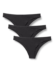 Iris & Lilly BELD004M3 Bikinis & Brasil, Negro, 36, Pack de 3 características