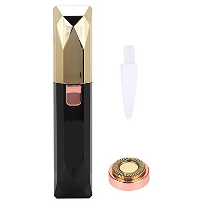 Removedor de pelo facial para las mujeres, cortador eléctrico de cejas portátil USB en forma de lápiz labial para mujeres depilación máquina de afeita