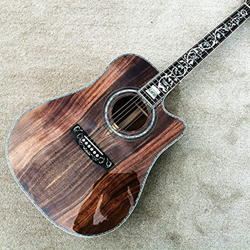 FKKLGNBDR Guitarra Guitarra acústica de Tipo D Tipo D de ángulo de 41 Pulgadas de ángulo Corte, ébano Freboard Solid Guitarfolk Pop Guitaracústica Gui en oferta