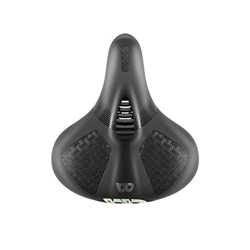 Yezytech Sillín de Bicicleta, Cómodo Asineto Ergonómico con Logotipo Reflectante para Bicicleta de Carretera de montaña, Cojín Cómodo para MTB, Bicicl características