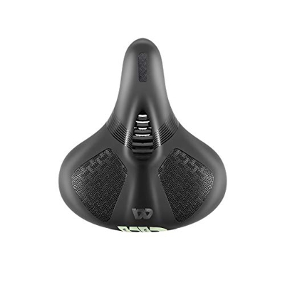 Yezytech Sillín de Bicicleta, Cómodo Asineto Ergonómico con Logotipo Reflectante para Bicicleta de Carretera de montaña, Cojín Cómodo para MTB, Bicicl