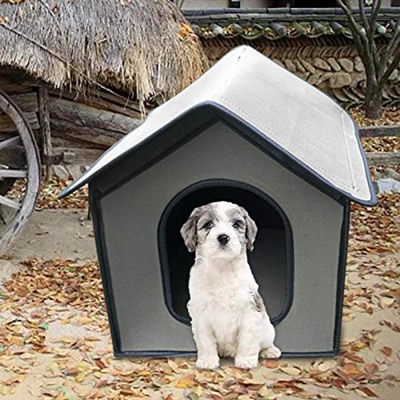 Casa para mascotas al aire libre, actualización impermeable casa para gatos plegable refugio para mascotas, productos para mascotas originales casa pa