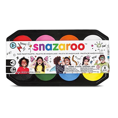 Snazaroo- Paleta de pintura facial, Multicolor, 1 unidad (paquete de 1) (Colart 80818)