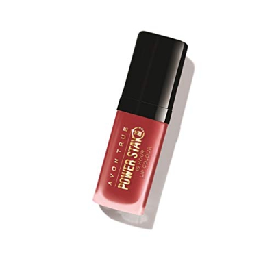 AVON TRUE COLOR Power Stay - Pintalabios líquido resiliente (26 g), color rojo