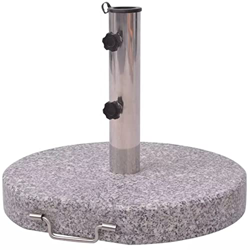 Ausla Base para sombrilla, resistente de 45 cm, base para sombrillas, patio, jardín al aire libre, para sombrillas, hasta 3 metros de diámetro con 2 a precio