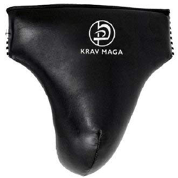 Krav Maga Hombre Vinilo Lujo Acolchado Protector Ingle - Negro, X-Large precio