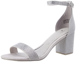 Marco Tozzi by Guido Maria Kretschmer 2-2-88303-26 Sandale, Sandalia con taln Mujer, Lt Grey Metal, 36 EU precio