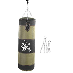WENHANGshidai Bolsa de arena vacía para entrenamiento con gancho de boxeo ideal para hacer ejercicio, lucha, karate, perforación, saco de arena (80 cm características