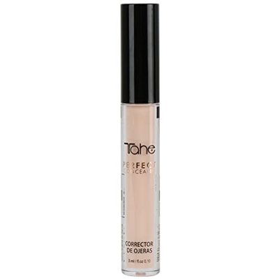 Tahe Concealer Perfect Corrector de Ojeras Fluido Ultra-Nutriente, con Ácido Hialurónico, 3 ml (Light)