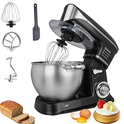 Profesional Amasadora de pan Automática Multifuncional, Batidora Amasadora Eléctrica Velocidad Ajustable, Amasadora Repostería con Bol de Acero Inoxid características