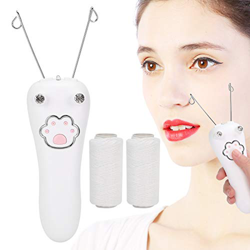 Electric Cotton Thread Epilator Facial Body Hair Removal Machine Device, USB Charging Facial Threading Hair Removal Shaver, Facial Hair Remover, Women características