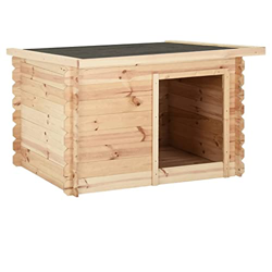 vidaXL Madera Maciza de Pino Caseta para Perros 120x100x80 cm Mascotas Jaula características