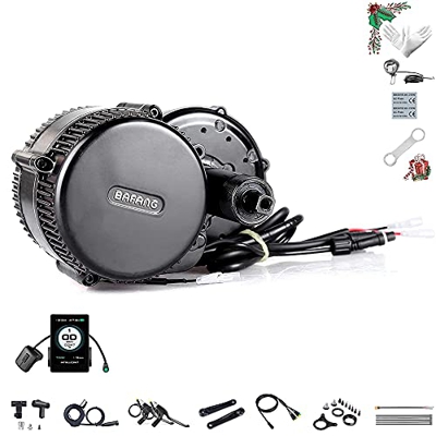 Bafang Electric Bike Mid Drive Motor Motor Medio de manivela BBS02B 36V 500W DIY Kit de conversión de Bicicleta sin o con batería de Cuadro 15.6/19.2/