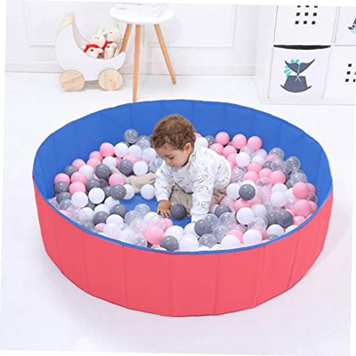 1 unid bañera de baño plegable bañera portátil Piscina Piscina a prueba de fugas Piscina de baño para exteriores para exteriores (rojo 80 * 20cm) conv