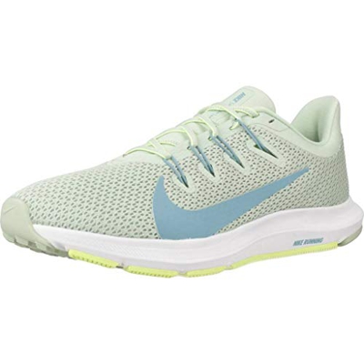 Nike Quest 2, Running Shoe Mujer, Escarcha Pistacho/Cerulean/Voltio Ligero, 37.5 EU
