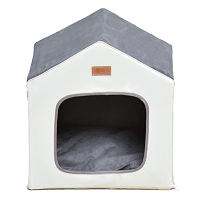 ONEVER Casa, caja de condimentos desmontable para perros y perros pequeños, cama de mascotas inteligente para condimentos de electrónica de cuatro cap