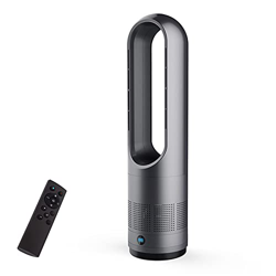 Ventilador Calentador Sin Aspas, Calentador De 1400/2000 W Y Ventilador De Torre Purificador De Aire De 10 Velocidades, Temporizador De 8 Horas, Panta características