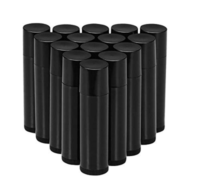 50pcs Bálsamo Labial de plástico vacío Tubos,Tukistore giratoria Tipo plástico vacío Maquillaje DIY Bruto Lip Balm Tubo con Cap Pintalabios Recipiente