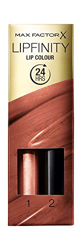 Max factor - Lipfinity, bálsamo y brillo de labios, color 191 estancia bronceada características