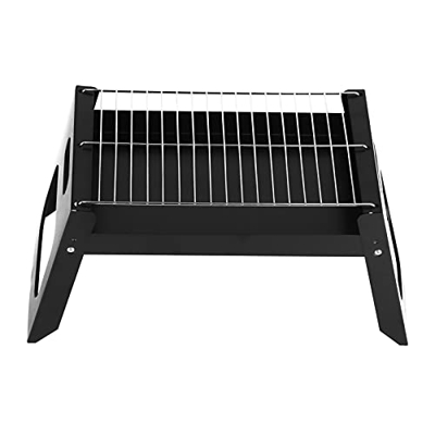 SALALIS Parrilla De Barbacoa, Parrilla De Acero Al Carbono para Mochileros para Acampar Al Aire Libre para Picnics
