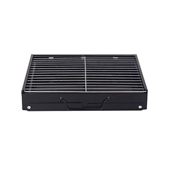 Parrilla portátil al aire libre, Parrilla de carbón de leña de acero inoxidable Camping plegable barbacoa barbacoa horno productos de catering parrill características