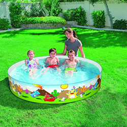 PISCINA REDONDA Y RÍGIDA DE DINOSAURIOS 55022 BESTWAY NIÑOS CASA MARE 231763 JARDÍN precio