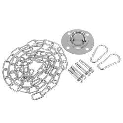YARNOW 1 Juego de Hamaca Colgante Kit de Gran Resistencia Duraderos Ganchos de Hamaca Mosquetones para Hamaca Soporte de Yoga Hamacas Brasileñas Colum en oferta