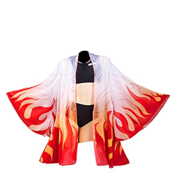 SETHOUS Demon Slayer Rengoku Traje de baño Cosplay Bikini Rengoku Traje de baño Anime Traje de baño para Mujer en oferta