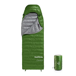 Naturehike Saco de dormir de plumón, ultraligero, portátil y compacto de plumón de ganso, para las 4 estaciones, para adultos y niños, camping, sender en oferta