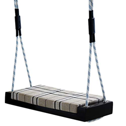 DAGCOT Hamacas de Camping Silla de Swing de Asiento de patrón de Estampado de celosía Silla portátil para Exteriores Silla de Cuna Interior y al Aire  precio