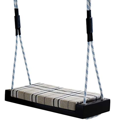 DAGCOT Hamacas de Camping Silla de Swing de Asiento de patrón de Estampado de celosía Silla portátil para Exteriores Silla de Cuna Interior y al Aire 