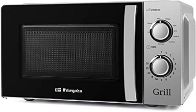 Microondas con Grill con 20 litros de Capacidad, 5 Niveles de Funcionamiento y 3 Funciones combinadas, Temporizador hasta 30 Minutos, 700-900 W, 700 W