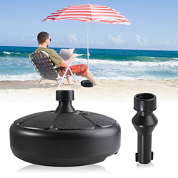 frenma Soporte De Paraguas, Plástico Al Aire Libre Patio Yard Jardín Forma Redonda Agua Arena Soporte De Soporte De Base De Paraguas Rellenable precio
