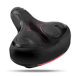 BRGOOD Sillín Bicicleta Montaña,Sillín Bicicleta MTB Cómodo 25x21cm,Asiento de Bicicleta Ergonómico,Suave Sillín de Ciclismo para BMX,Bici de Carreter características
