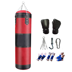 Saco de boxeo para adultos, saco de boxeo colgante con guantes de boxeo, saco de arena, saco de boxeo hueco, saco de boxeo para fitness, entrenamiento precio