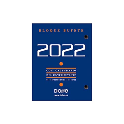 Agenda Anual Bloque Bufete en Castellano 2022- Organizador Semanal - Cada Día Una Página - Tamaño Bolsillo 8,5 x 11 cm - Planificador Mensual Portable